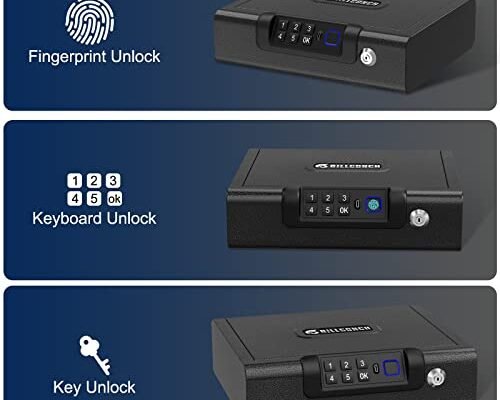 Best Biometric Gun Safes Drawers Under $200