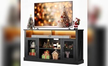 Best Farmhouse Entertainment Center for Home Theater
