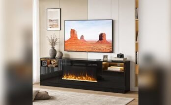 Best Fireplace Tv Stand With Cabinets